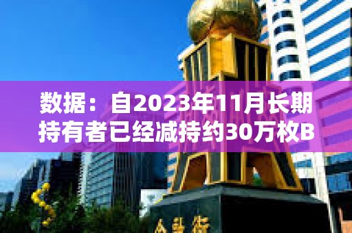 數(shù)據(jù):自2023年11月長(zhǎng)期持有者已經(jīng)減持約30萬(wàn)枚BTC,一半以上是GBTC流出 數(shù)據(jù):自2023年11月長(zhǎng)期持有者已經(jīng)減持約30萬(wàn)枚BTC,一半以上是GBTC流出