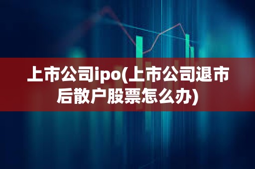 上市公司ipo(上市公司退市后散戶股票怎么辦) 上市公司ipo(上市公司退市后散戶股票怎么辦)