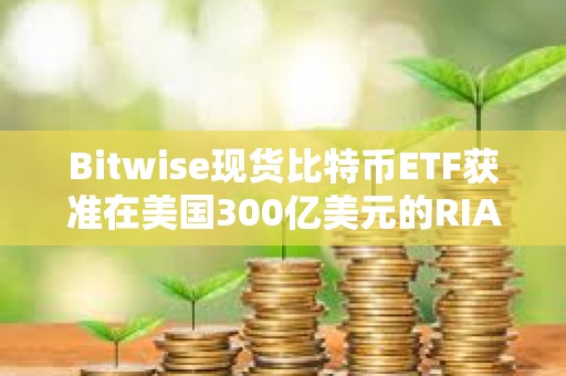 Bitwise現貨比特幣ETF獲準在美國300億美元的RIA中全面接觸顧問