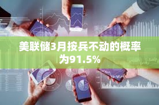 美聯儲3月按兵不動的概率為91.5%