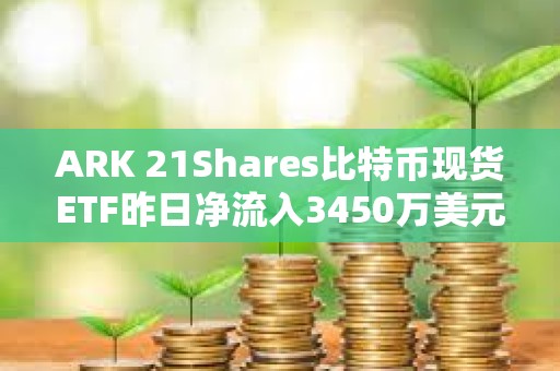 ARK 21Shares比特幣現(xiàn)貨ETF昨日凈流入3450萬美元