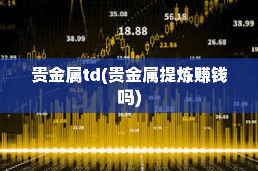 貴金屬td(貴金屬提煉賺錢嗎)