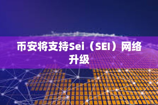 幣安將支持Sei（SEI）網(wǎng)絡(luò)升級