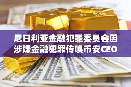 尼日利亞金融犯罪委員會因涉嫌金融犯罪傳喚幣安CEO
