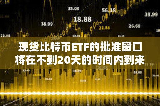 現(xiàn)貨比特幣ETF的批準(zhǔn)窗口將在不到20天的時間內(nèi)到來