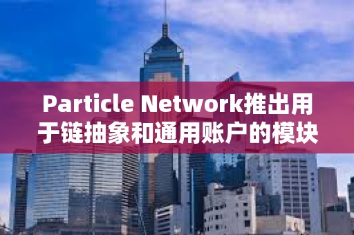 Particle Network推出用于鏈抽象和通用賬戶的模塊化L1