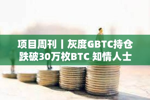 項目周刊丨灰度GBTC持倉跌破30萬枚BTC 知情人士：SEC下個月將拒絕以太坊ETF