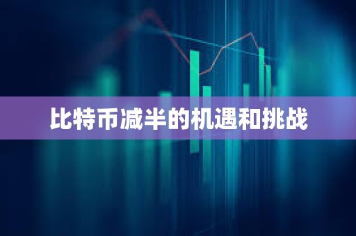 比特幣減半的機遇和挑戰