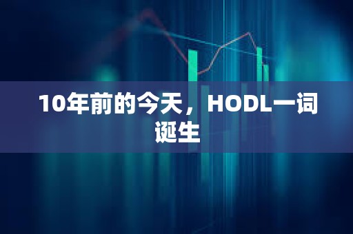 10年前的今天，HODL一詞誕生