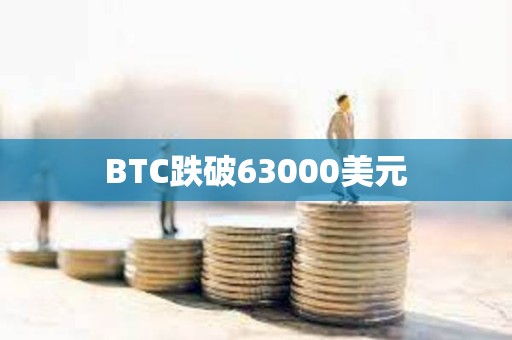 BTC跌破63000美元