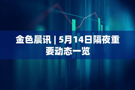 金色晨訊 | 5月14日隔夜重要動態一覽