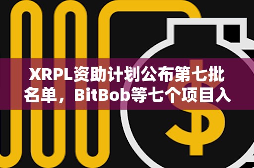 XRPL資助計劃公布第七批名單，BitBob等七個項目入選