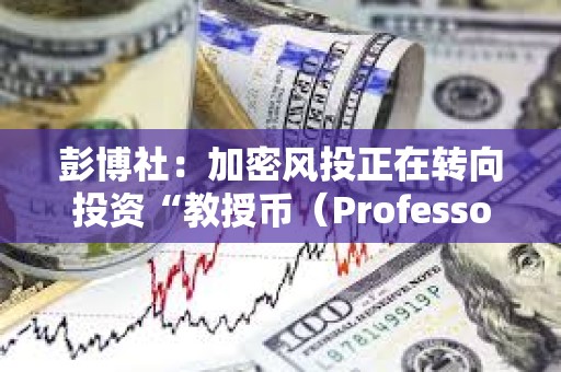 彭博社：加密風投正在轉向投資“教授幣（Professor Coin）”項目