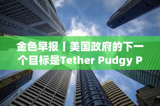 金色早報丨美國政府的下一個目標是Tether Pudgy Penguins已銷售了超過100萬只毛絨玩具