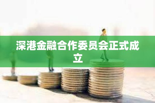 深港金融合作委員會正式成立