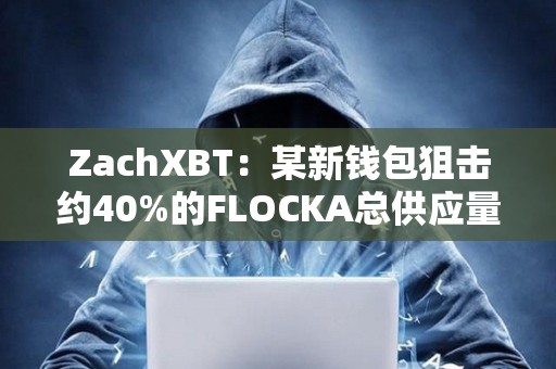 ZachXBT：某新錢包狙擊約40%的FLOCKA總供應量