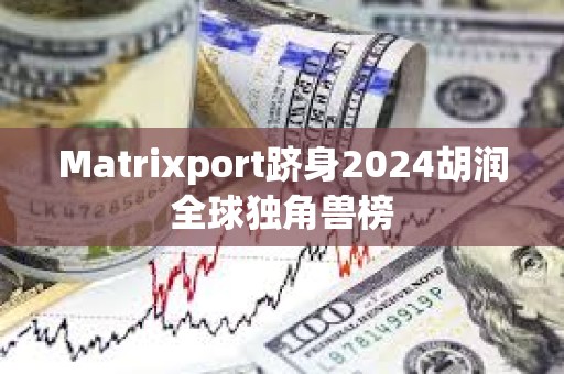 Matrixport躋身2024胡潤全球獨角獸榜