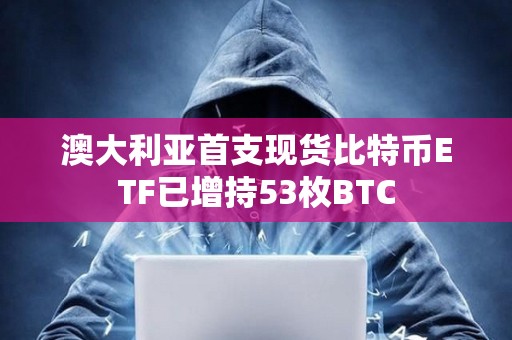澳大利亞首支現貨比特幣ETF已增持53枚BTC