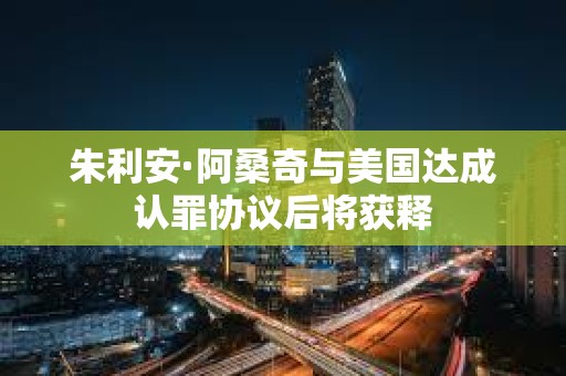 朱利安·阿桑奇與美國達成認罪協議后將獲釋