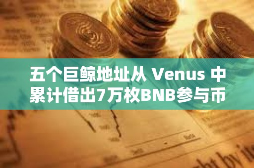 五個(gè)巨鯨地址從 Venus 中累計(jì)借出7萬枚BNB參與幣安新幣挖礦