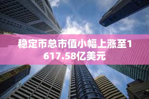 穩(wěn)定幣總市值小幅上漲至1617.58億美元