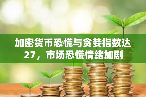 加密貨幣恐慌與貪婪指數達27，市場恐慌情緒加劇
