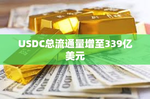 USDC總流通量增至339億美元