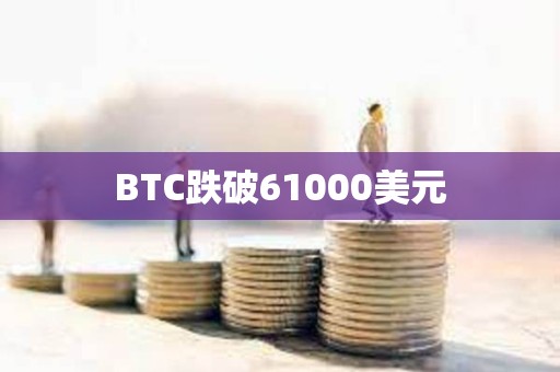 BTC跌破61000美元