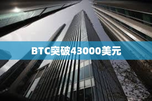 BTC突破43000美元