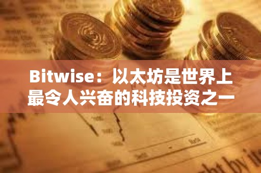 Bitwise：以太坊是世界上最令人興奮的科技投資之一