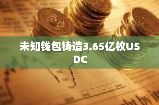 未知錢包鑄造3.65億枚USDC