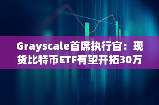 Grayscale首席執行官：現貨比特幣ETF有望開拓30萬億美元的市場