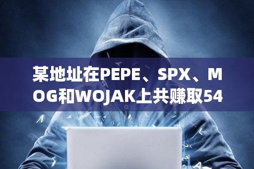 某地址在PEPE、SPX、MOG和WOJAK上共賺取546.7萬美元