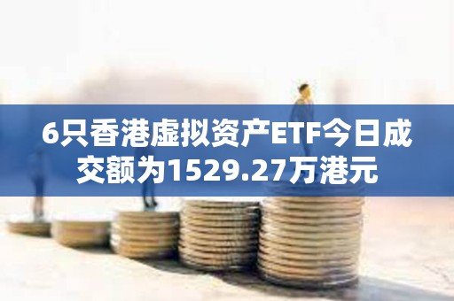 6只香港虛擬資產ETF今日成交額為1529.27萬港元
