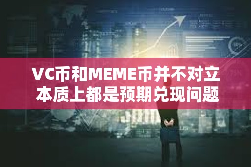VC幣和MEME幣并不對立 本質上都是預期兌現問題