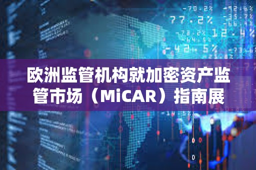 歐洲監管機構就加密資產監管市場（MiCAR）指南展開磋商