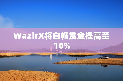 WazirX將白帽賞金提高至10%