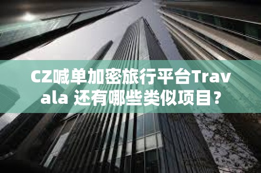 CZ喊單加密旅行平臺Travala 還有哪些類似項目？
