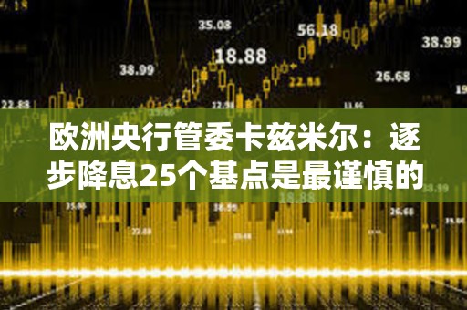 歐洲央行管委卡茲米爾：逐步降息25個(gè)基點(diǎn)是最謹(jǐn)慎的策略