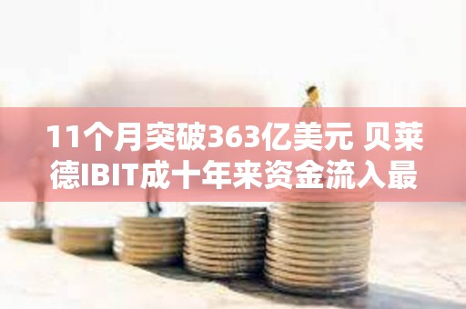 11個月突破363億美元 貝萊德IBIT成十年來資金流入最多的ETF？