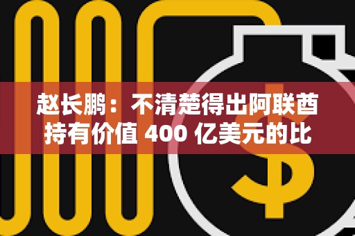 趙長鵬：不清楚得出阿聯酋持有價值 400 億美元的比特幣的計算方法，數字高于預期
