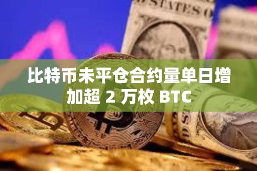 比特幣未平倉合約量單日增加超 2 萬枚 BTC