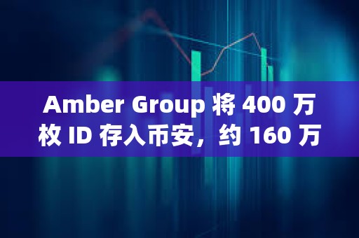 Amber Group 將 400 萬枚 ID 存入幣安，約 160 萬美元