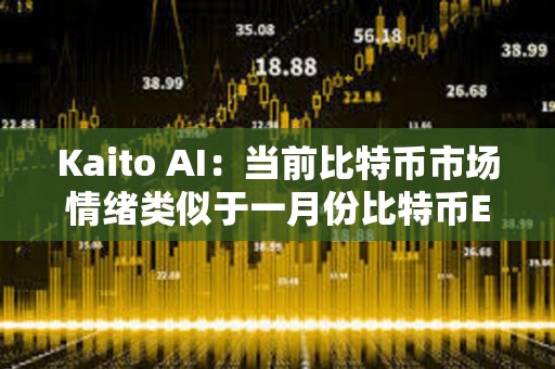 Kaito AI：當前比特幣市場情緒類似于一月份比特幣ETF批準時
