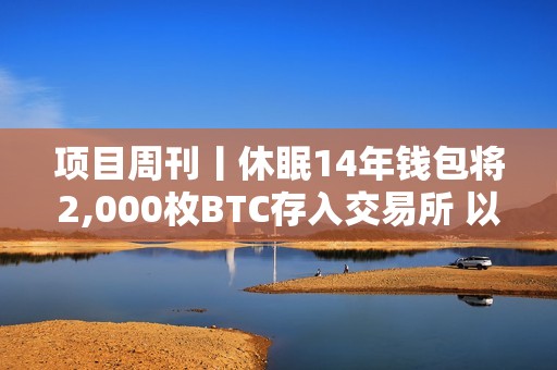 項(xiàng)目周刊丨休眠14年錢包將2,000枚BTC存入交易所 以太坊ETF過(guò)去一周交易量創(chuàng)紀(jì)錄