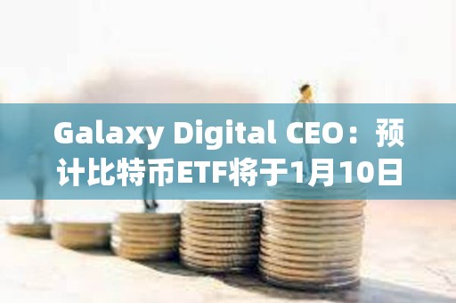 Galaxy Digital CEO：預(yù)計(jì)比特幣ETF將于1月10日獲得批準(zhǔn)