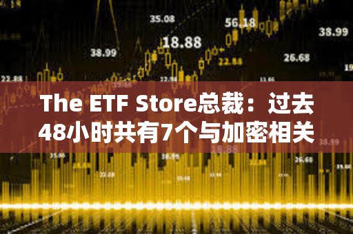 The ETF Store總裁：過去48小時共有7個與加密相關的ETF申請