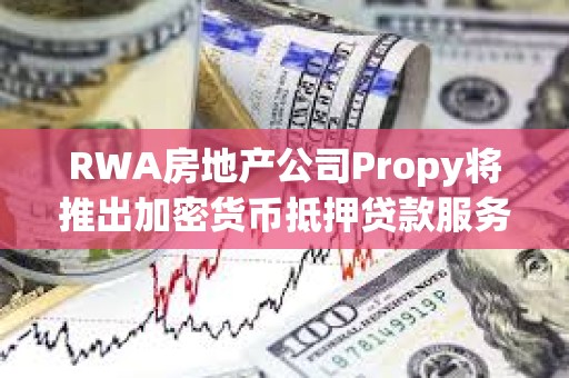 RWA房地產(chǎn)公司Propy將推出加密貨幣抵押貸款服務(wù)