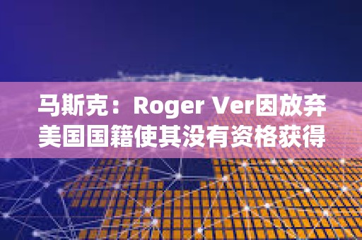 馬斯克：Roger Ver因放棄美國國籍使其沒有資格獲得赦免