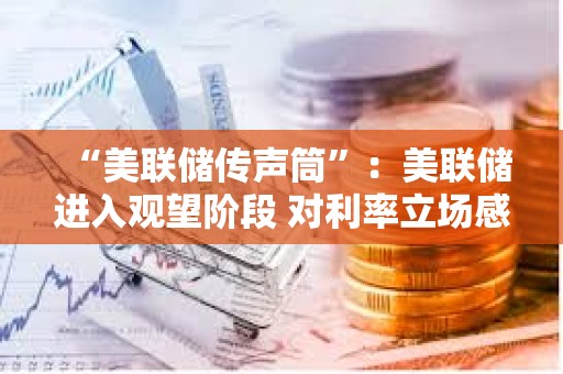 “美聯儲傳聲筒”：美聯儲進入觀望階段 對利率立場感到滿意